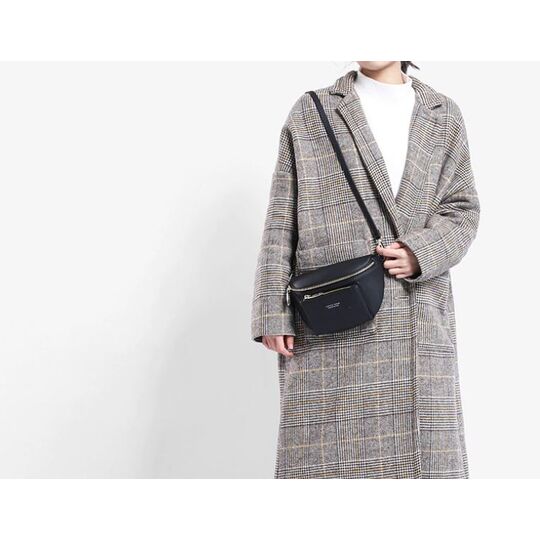 Поясна сумка, бананка WEICHEN, чорна П2858