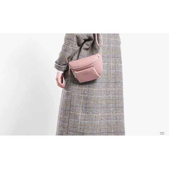 Поясна сумка, бананка WEICHEN, чорна П2858