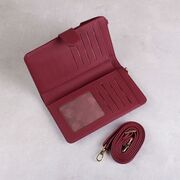 Женская сумочка, клатч "WEICHEN", красная П2860