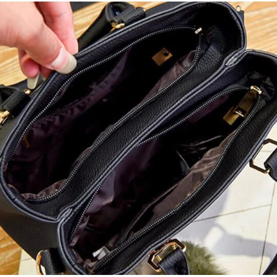 Жіноча сумка, сіра П2866 Жіноча сумка, сіра П2866