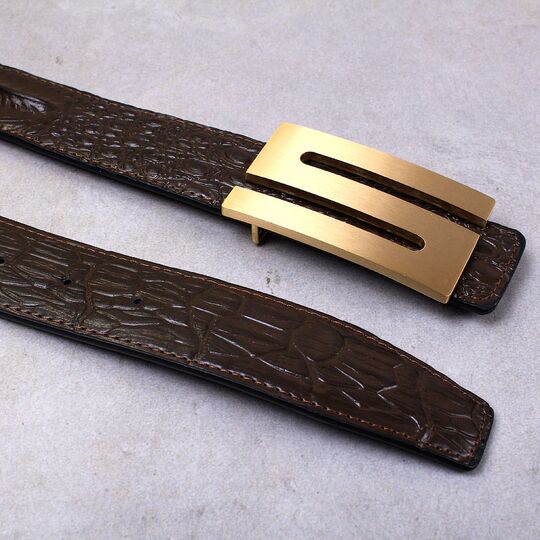 Ремінь для чоловіків DESTINY, коричневий П2875