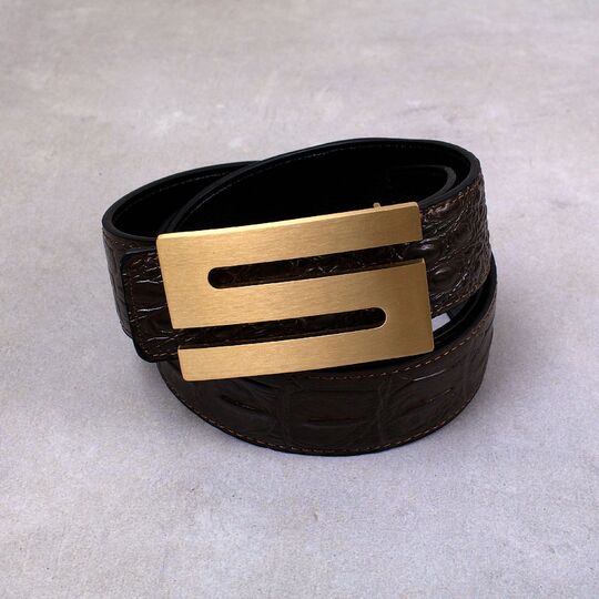 Ремінь для чоловіків DESTINY, коричневий П2875