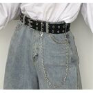 Ремень женский, розовый П2878 без цепочки