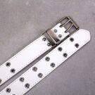 Ремень женский, белый П2880 без цепочки