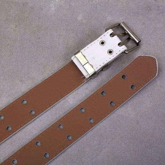 Ремень женский, белый П2880 без цепочки