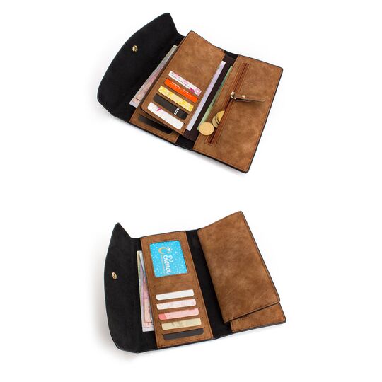 Женский кошелек, синий П0189 Женский кошелек, синий П0189