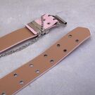 Ремень женский, розовый П2881 с цепочкой Ремень женский, розовый П2881 с цепочкой