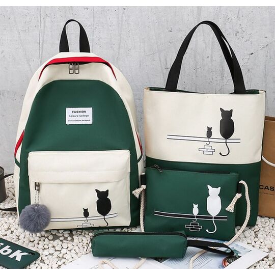 Комплект (Рюкзак,сумка,клатч, пенал) П2890