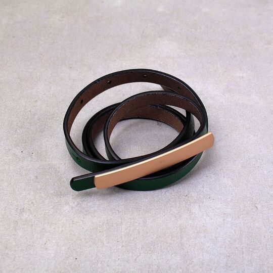 Жіночий ремінь COWATHER, зелений П2892 Жіночий ремінь COWATHER, зелений П2892