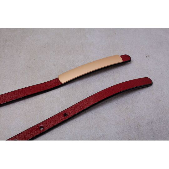 Жіночий ремінь COWATHER, червоний П2894 Жіночий ремінь COWATHER, червоний П2894