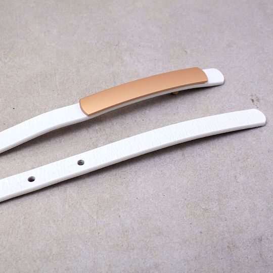 Жіночий ремінь COWATHER, білий П2895