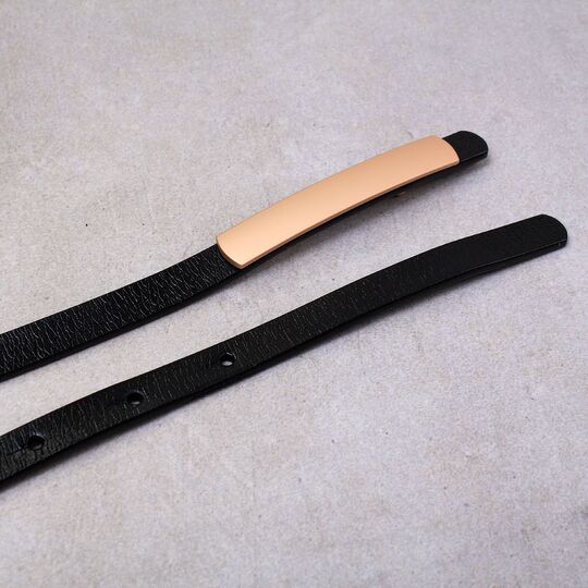 Жіночий ремінь COWATHER, чорний П2898