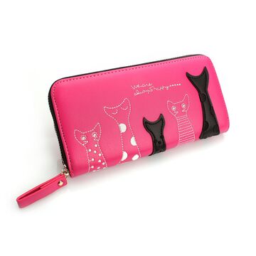 Женский кошелек, розовый П0191