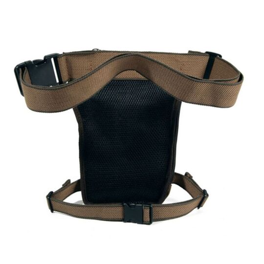 Сумка на бедро мужская, черная П2910