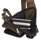 Сумка на бедро мужская, черная П2910