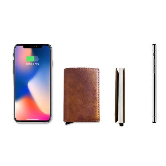 Візитниця RFID, чорна карбон П2911 Візитниця RFID, чорна карбон П2911