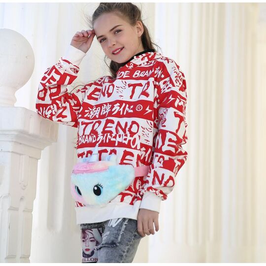 Детская бананка, сумка "Единорог" П2923