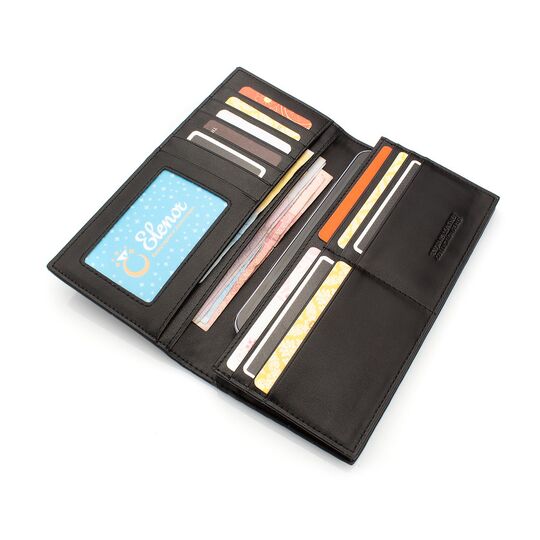 Чоловічий гаманець, чорний П0193