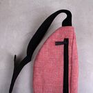 Сумка поясная, бананка TINYAT, красная П2931