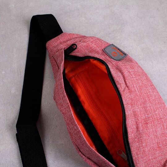 Сумка поясная, бананка TINYAT, красная П2931