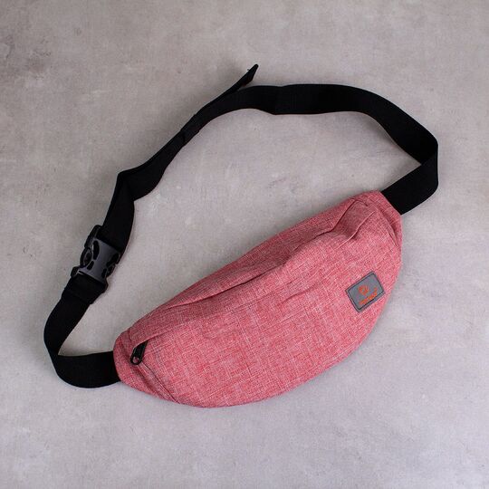 Сумка поясная, бананка TINYAT, красная П2931