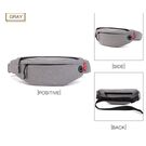 Сумка поясная, бананка TINYAT, серая П2932