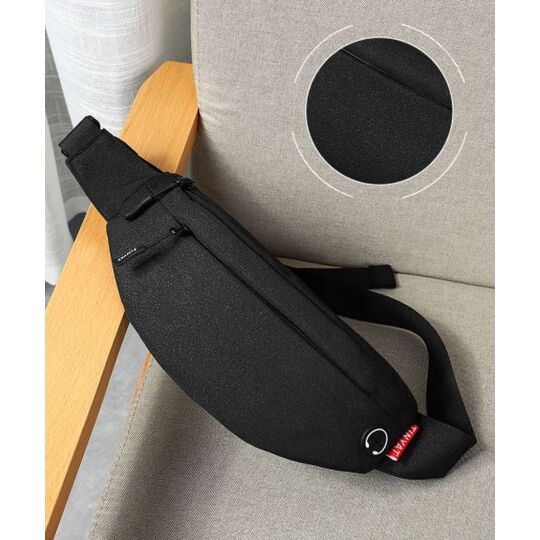 Сумка поясная, бананка TINYAT, серая П2932