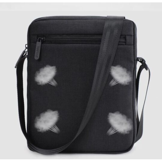 Мужская сумка на плечо "TINYAT", черная П2933