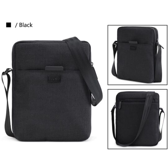 Мужская сумка на плечо "TINYAT", черная П2933