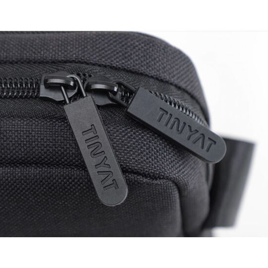 Мужская сумка на плечо "TINYAT", черная П2933