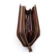 Мужской кошелек барсетка, коричневый П0194