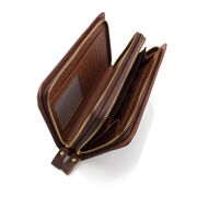 Мужской кошелек барсетка, коричневый П0194