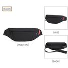 Сумка поясная, бананка TINYAT, черная П2935