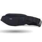 Сумка на пояс, бананка "TINYAT", черная П2944