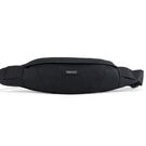 Сумка на пояс, бананка "TINYAT", черная П2944