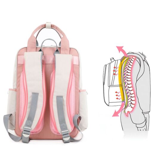 Рюкзак жіночий 'TINYAT', рожевий П2948