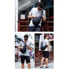 Мужская сумка слинг "TINYAT", черная П2951