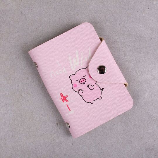 Картхолдер жіночий, візитниця 'Свинка' П2958