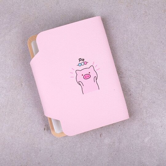 Картхолдер женский, визитница "Свинка" П2959