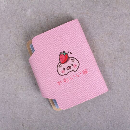 Картхолдер женский, визитница "Свинки" П2962