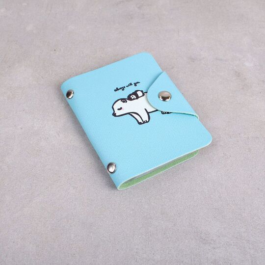 Картхолдер жіночий, візитниця 'Білий ведмідь' П2964