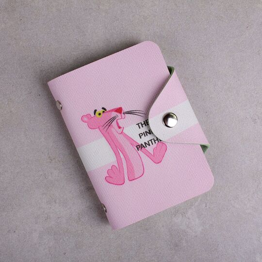 Картхолдер женский, визитница "Розовая пантера" П2967