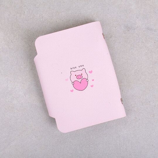 Картхолдер женский, визитница "Свинка" П2969