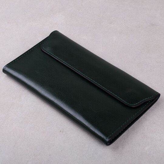 Женский кошелек, зеленый П0198