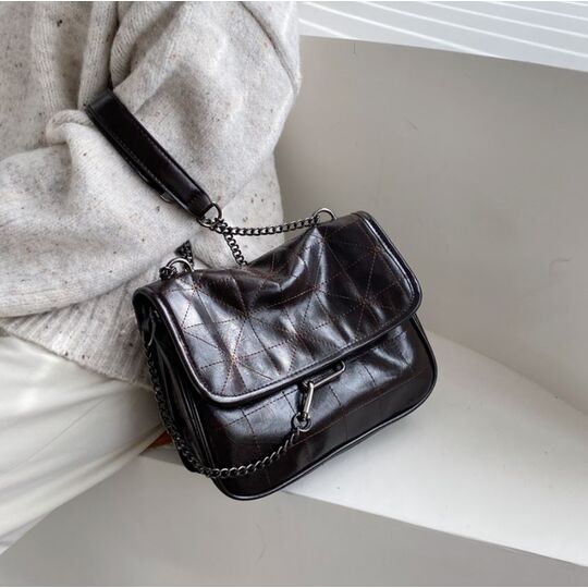 Женская сумка, коричневая П2979