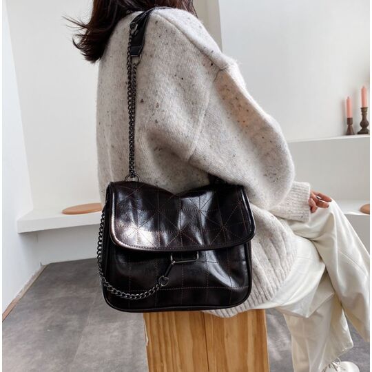 Женская сумка, коричневая П2979