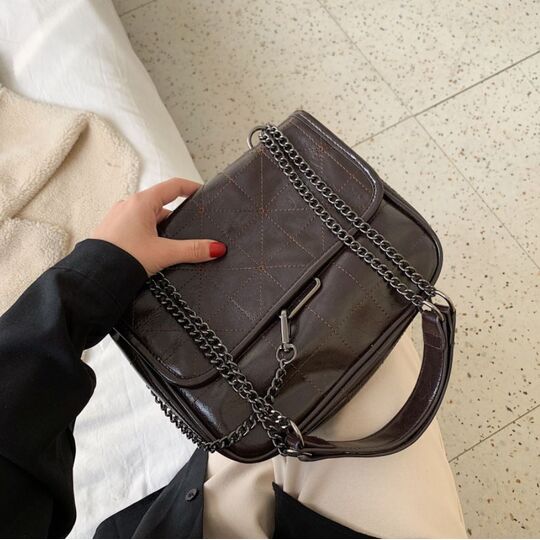 Женская сумка, коричневая П2979