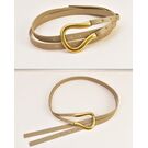 Женский пояс, бежевый П2985