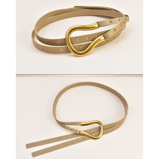 Женский пояс, бежевый П2985