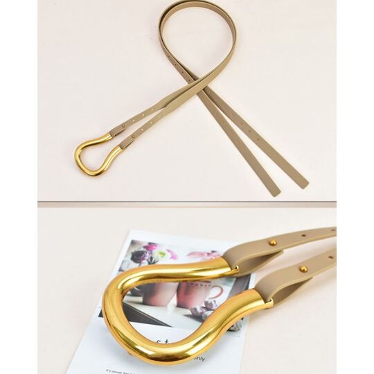 Женский пояс, бежевый П2985